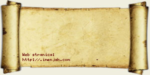 Jana Aćin vizit kartica